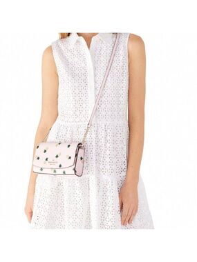 ♠️♠️ Kate Spade Staci Pineapple Print Small Crossbody Pink Multi NWT